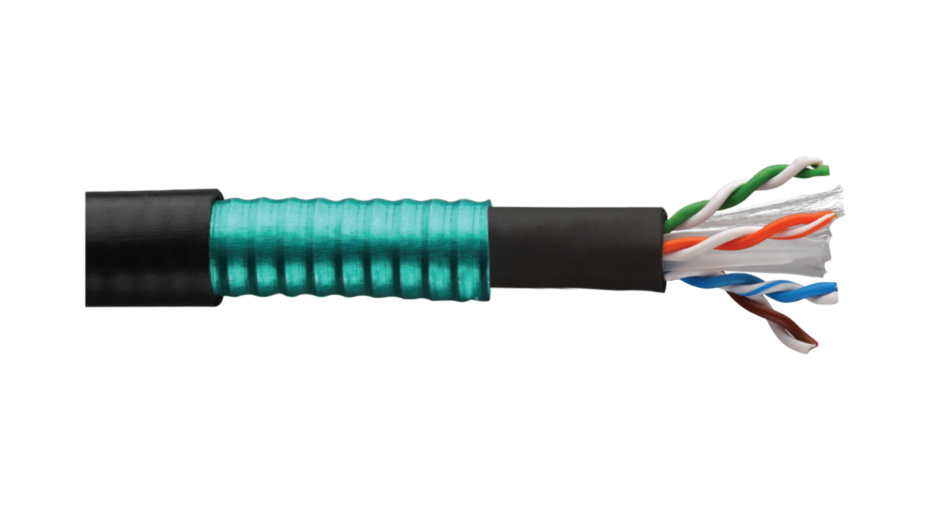 Cat 6 U/UTP Double jacket Steel Tape Armoured Cable