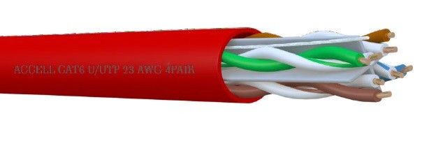 Category 6 U/UTP 23 AWG 4 Pair Cable