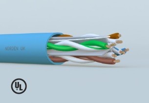 Category 6 U/UTP 23 AWG 4 Pair Cable CM PVC