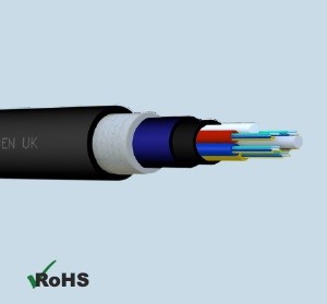 Double Jacket Non-Metallic Glass Yarn Strength Stranded Loose Tube Fiber Optic Cable