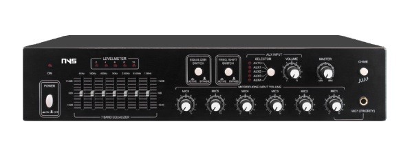 10 Input Mixer Amplifier with Equalizer 350W